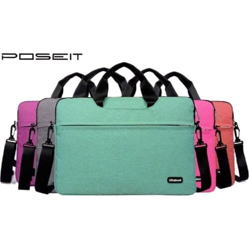 Big Capacity Laptop Handbag Notebook Shoulder Sling Bag Briefcase For Macbook air pro 11 12 13 15" Inch notebook protective case