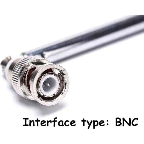 1pc 360 Degrees 765mm Telescopic Antenna Q9 BNC Connector Portable FM Radio Scanner VHF UHF TW