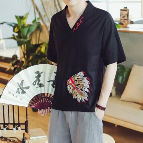 Traditional chinese clothing for men cheap clothing china traditional chinese shirt casual tops online chinese store TA224