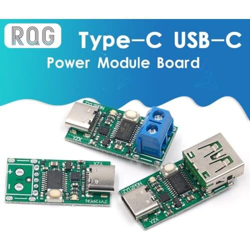 Type-C USB-C PD2.0 PD3.0 to DC Spoof Scam Fast Charge Trigger Polling Detector Notebook Power Supply Change Module Board USB-PD