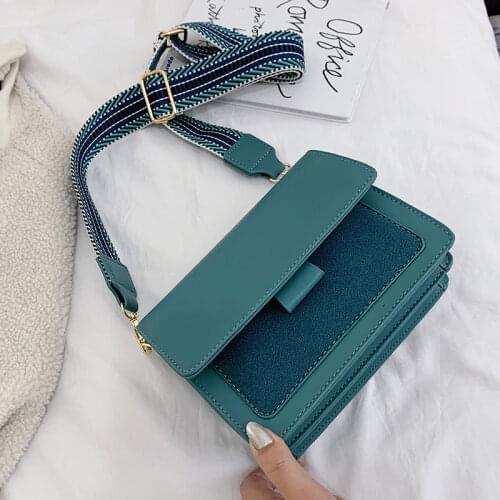 Bohemian Weave Strap Bag Small Flap Bags Womens Handbags Purses PU Leather Women Lady Shoulder Crossbody Bag Bags