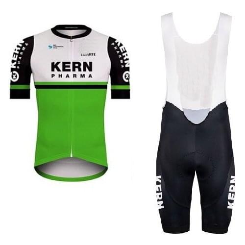 2020 KERN PHARMA TEAM Mens Cycling Jersey Short Sleeve Bicycle Clothing With Bib Shorts Ropa Ciclismo
