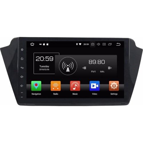 Octa Core 9'' 8 core Android 9.0 Car Radio DVD player GPS for for Skoda Fabia 2015 2016 2017 NAVIGATION gps 4G RAM 64G ROM