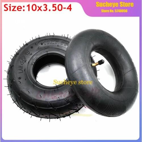 10 Inch Electric Gasoline Scooter Goped Petrolscooter Minimoto Tyre 10x350-4 Inner Tube Outer Tire 10x3.50-4 Mini Moto 4" 4 Inch