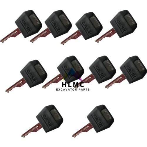 2PCS Case IH Tractor 1964831C2 D250 Starter Ignition Key