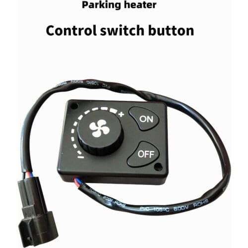 12V/24V Parking Heater Controller Knob Switch For Car Track Air Heater Truck Air Diesel Heater Winter Supplies Remote Control