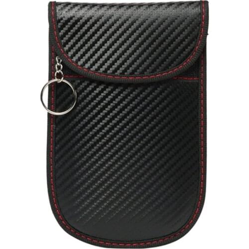 RFID Signal Blocking Bag Cover Signal Blocker Case Faraday Cage Pouch For Keyless Car Keys Radiation Protection Cell Phone