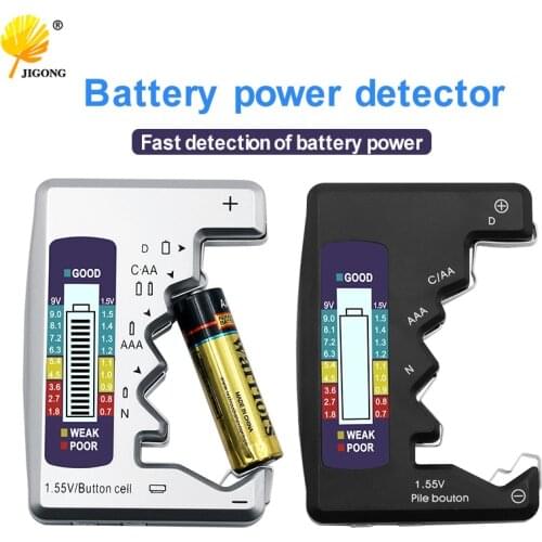 Digital battery tester LCD display check detector battery capacity diagnostic tool for C D N AA AAA 9V 1.55V button