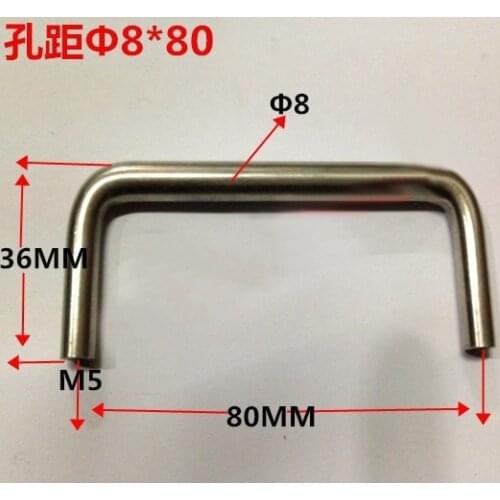 Cabinet Hardware Stainless Steel 201 Bar Pull Handle(C.C.80mm)