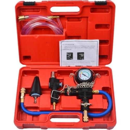 Vacuum Purge Tool, Cooling System Vacuum Purge & Coolant Refill Kit with Carrying Case for Car SUV Van Cooler