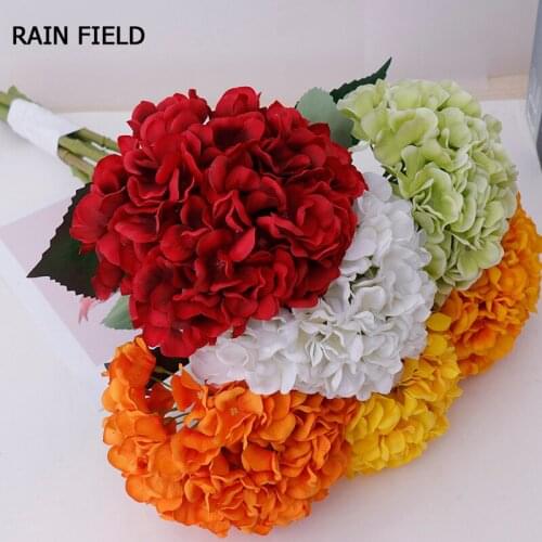 Fake Flower 1 Head Wedding Artificial Peony Hydrangea Flower Party Home Wedding Birthday New Year Valentines day Floral Decor