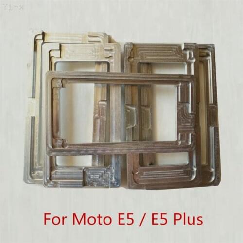 LCD Outer Glass Position Alignment Glue Mold Aluminum Metal mould For Motorola Moto E5 Plus