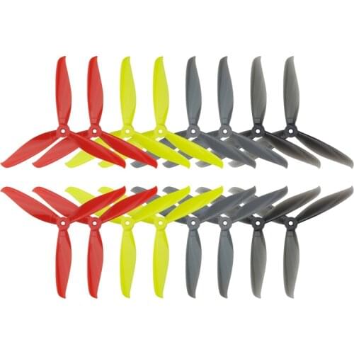 8Pairs/4 Color LDARC 7040 7Inch 3-blade Long Range Propeller for RC FPV Racing Freestyle 7inch Drones Multicopter Airplane