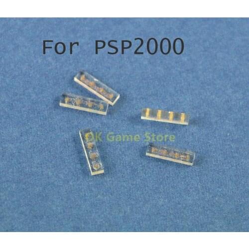 2pcs/lot 3D analog Joystick Plastic Contact Conductive Rubber Pad For PSP 2000 PSP2000 Console Replacement