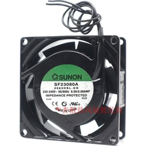SF23080A 2083HSL.GN 220-240V 2083HBL.GN Original SUNON80*80*38 Fan