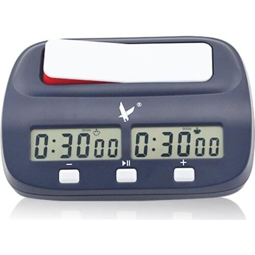 LEAP Travel Chess Clock Digital Small Electronic Checkers Board Games Count Timer Set Professional Sports Backgammon Set