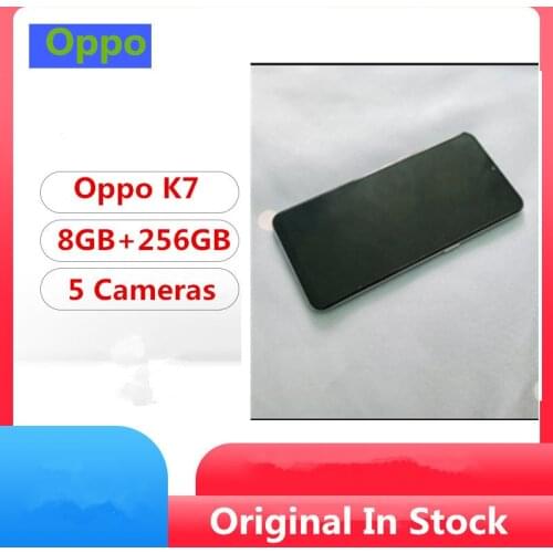 Stock Oppo K7 5G Smart Phone 6.4" OLED 2400X1080 8GB RAM 256GB ROM 48.0MP+32.0MP+8.0MP+2.0MP+2.0MP Android 10.0 30W VOOC Charger