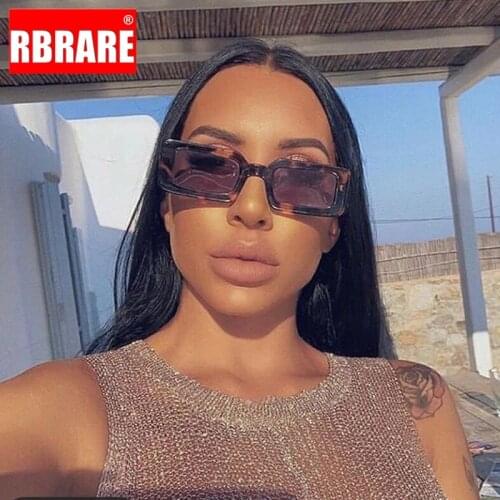 RBRARE Small Square Sunglasses Women Fashion Rectangle Sunglasses for Women Vintage Gafas De Sol Mujer Retro Shades for Women