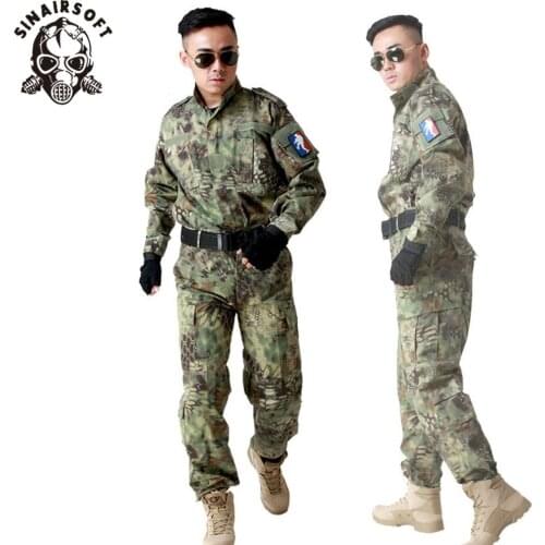 High Quality! Mandrake BDU Camouflage uniforme tactical Military Combat shirt+Pants fit Airsoft Hunting WarGame ect