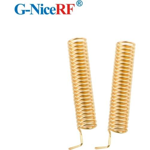 10pcs/pack Anti-vibration SW315-TH23 315MHz Gold Plated Spring Antenna