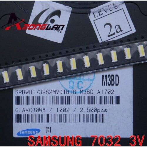 100PCS LED Backlight Edge LED Series TS731A 3V 7032 SPBWH1732S1B Cool white TV Application FOR SAMSUNG