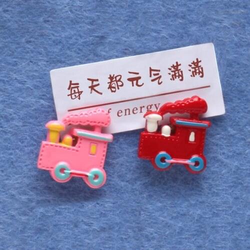 2pcs Dream Train Pushpin Decoration Shaped Push Pins Cork Sponge Board Fixed Thumbtack Paper I-character Pin Office Binding