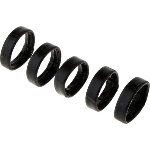 5pcs 18mm Watch Band Loop Strap Small Holder Locker Keeper Black/Brown/White