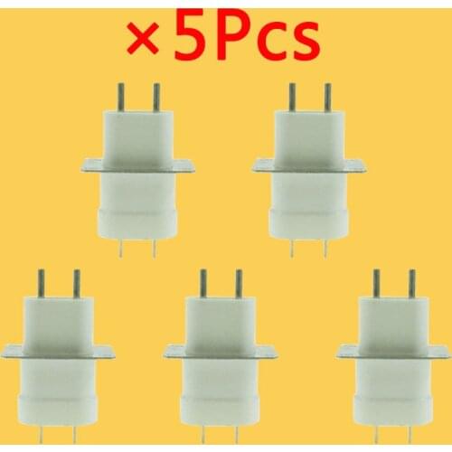 5Pcs Electronic Microwave Oven Magnetron Plug 4 Filament Pin Sockets Converter Home Microwave Oven Spare Parts