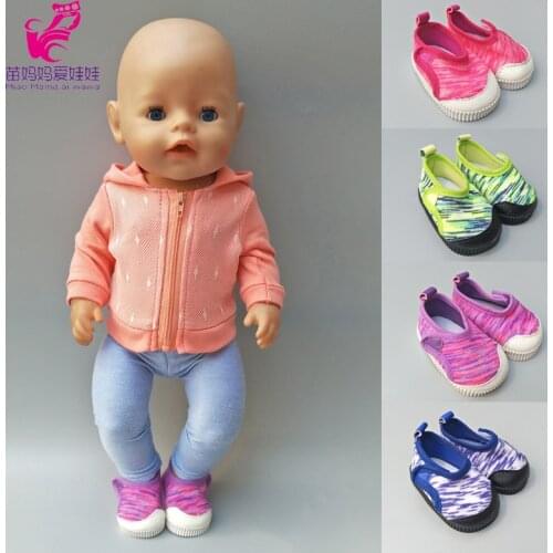 7cm Doll Shoes for Baby Doll Sneackers 18 Inchgirl Doll Shoes Handmade Toys Sport Shoes