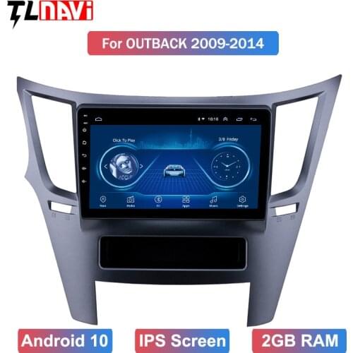 Car Radio Multimedia Video Player Navigation GPS Android 10 For Subaru Outback 2010 2011 2012-2016 support Mirror Link