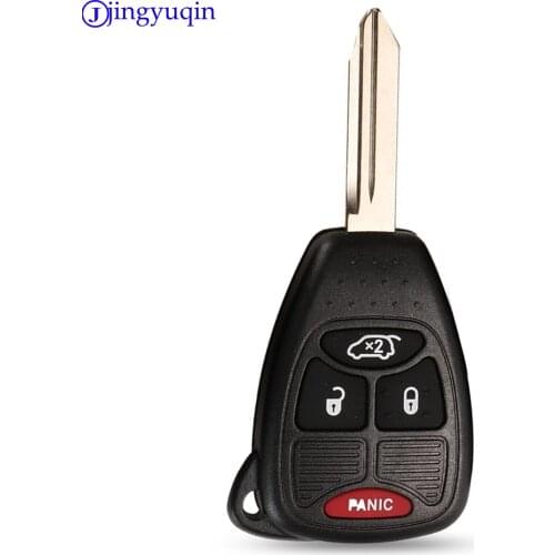 Jingyuqin Remote Key Shell For Jeep Chrysler Liberty Pacifica Sebrring Aspen 300 Town PT Cruiser for Dodge Magnum Charger