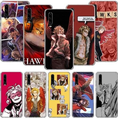 My Hero Academia Hawks Phone Case For Huawei P30 P40 P20 P10 Mate 20 10 30 Lite Pro P Smart Z Plus Printing Cover Coque Shell