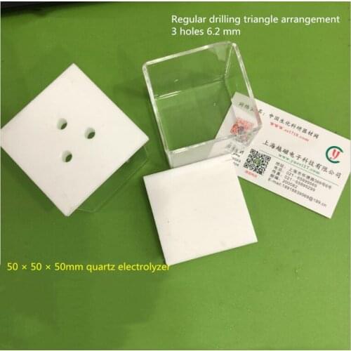 Photoelectrochemical cell, quartz glass electrolyzer