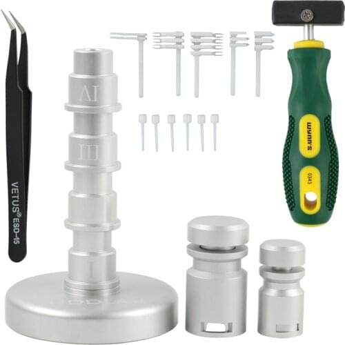 HDD Hard Disk Opening Repair Tools For Data Recovery 2.5"/3.5" Hard Drive Platter Swap Suite+ 5pcs Head Comb Suite