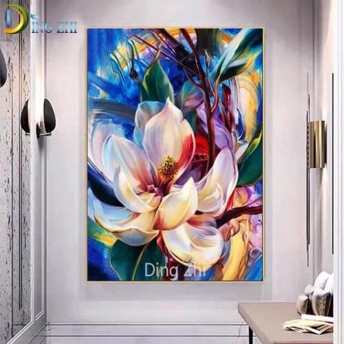 5D DIY Diamond Painting European Retro Flowers Full Square Round Drill Diamond Mosaic Beaded Diamond Embroidery Sale Decoration