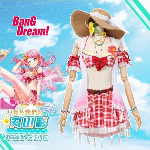 Cosplay Costume Anime Bang Dream! Maruyama Aya Pastel*Palettes Dresses Christmas Halloween Free shipping CG840CZH