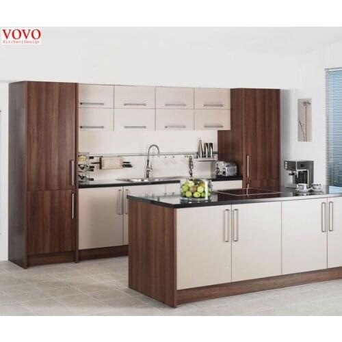 Contemporary style melamine kitchen cabinet