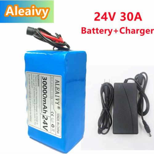24V 28Ah 7s3p 18650 battery lithium battery 24v 28000mAh electric bicycle moped electric lithium ion Battery pack + 2A Charger