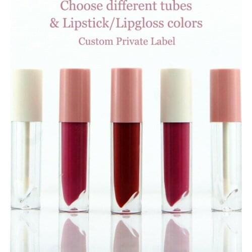 DIY Makeup Matte Liquid Lipstick Nude Lipgloss Choose Colors High Pigmented Long Lasting Waterproof Glossy Custom Private Label