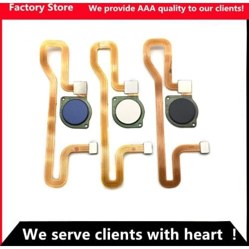 New Home Button Touch ID Fingerprint Reader Sensor scanner Flex Cable Ribbon for Huawei Honor 7C /pro prime 5.7"
