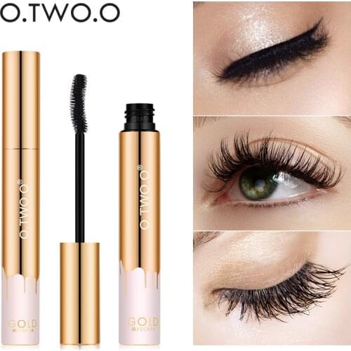 O.TWO.O New black mascara, magic thick waterproof and not blooming Slim curling Easy to dry Moon toothbrush head 9981
