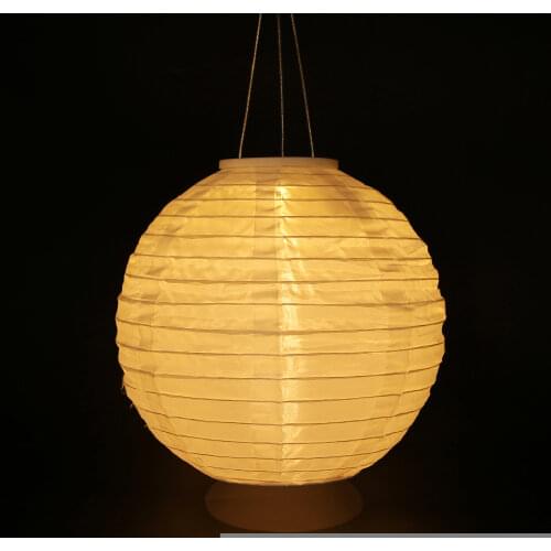 Garden Camping Hanging LED Light 20/25/30cm LED Solar Lantern Lamp Waterproof Outdoor Yard Party Decor Hanging Light