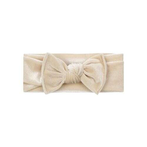 Newborn Velet Bow Children Hairband Oversized Bow Knot Baby Girls Headband Infant Kids Hair Accessory Girls Supper Wide Turban