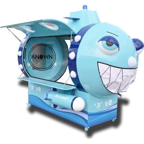 Especially designed new styled mobile food cart trailer for vending snacks free shipping by sea