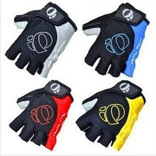 Cycling Gloves Cycling Gloves Bicycle One-word Rice Gloves Half-fingers Cycling Gloves Mountain Bikes Short Fingers