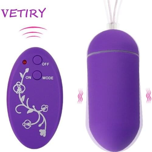 VETIRY 10 Speed Vibrator Remote Control Vibrating Egg G-spot Massage Clitoris Stimulator Sex Toys for Women Female Masturbation