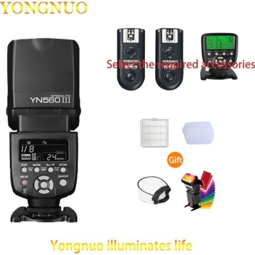 Yongnuo YN560III YN560 III YN 560 Flash Speedlite With YongNuo YN560-TX II Trigger Controller for Canon Nikon Fuji Camera