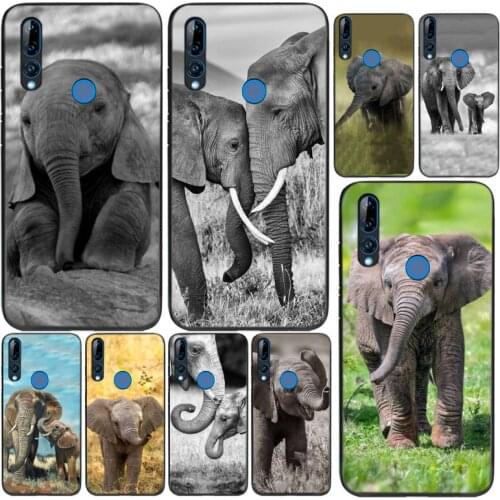 ZFGHSHYQ Mom And Baby Elephant Soft Cover Phone Case For Huawei P20 30 40 Pro Mate 20 30 40 Pro Honor 10 10 30lite Y62019