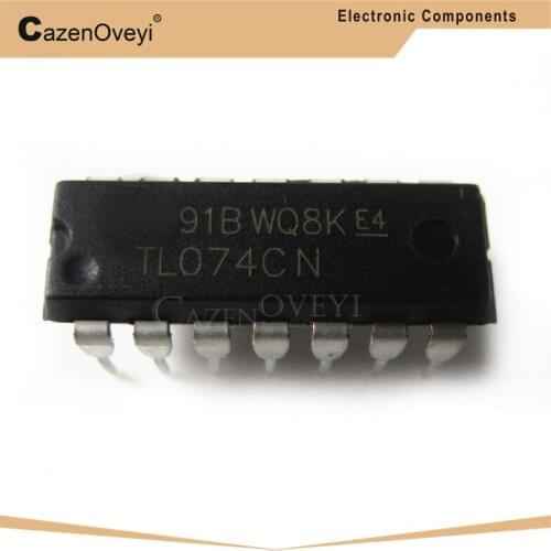 10pcs/lot TL074CN TL074 DIP-14 In Stock