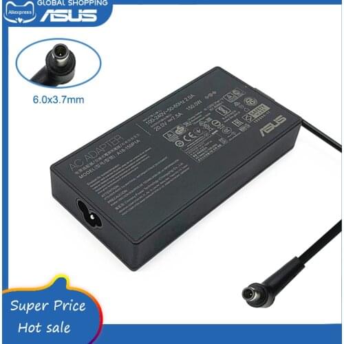 A18-150P1A Laptop Charger 20V 7.5A 150W 6.0x3.7mm AC Adapter For Asus Rog G531GT G731GT FX505 FX505GT FX705GT FX705DT FX705DU